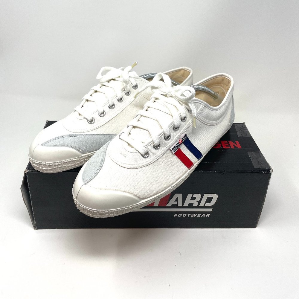 Backyard Footwear Retro Shoes  White  Euro 44 -US Size 10 -10.5 Sneakers Men NWB